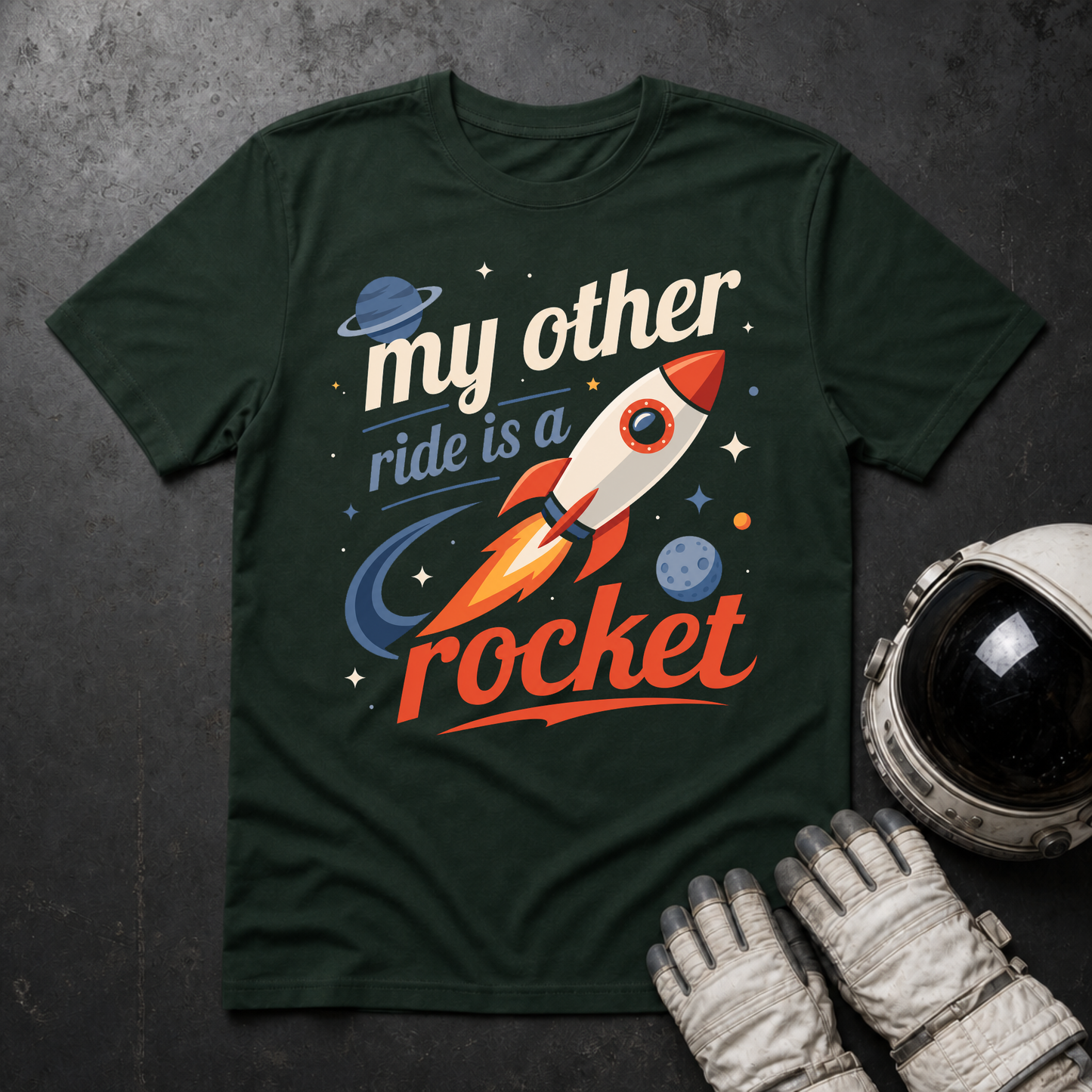 My Other Ride Is A Rocket T-Shirt