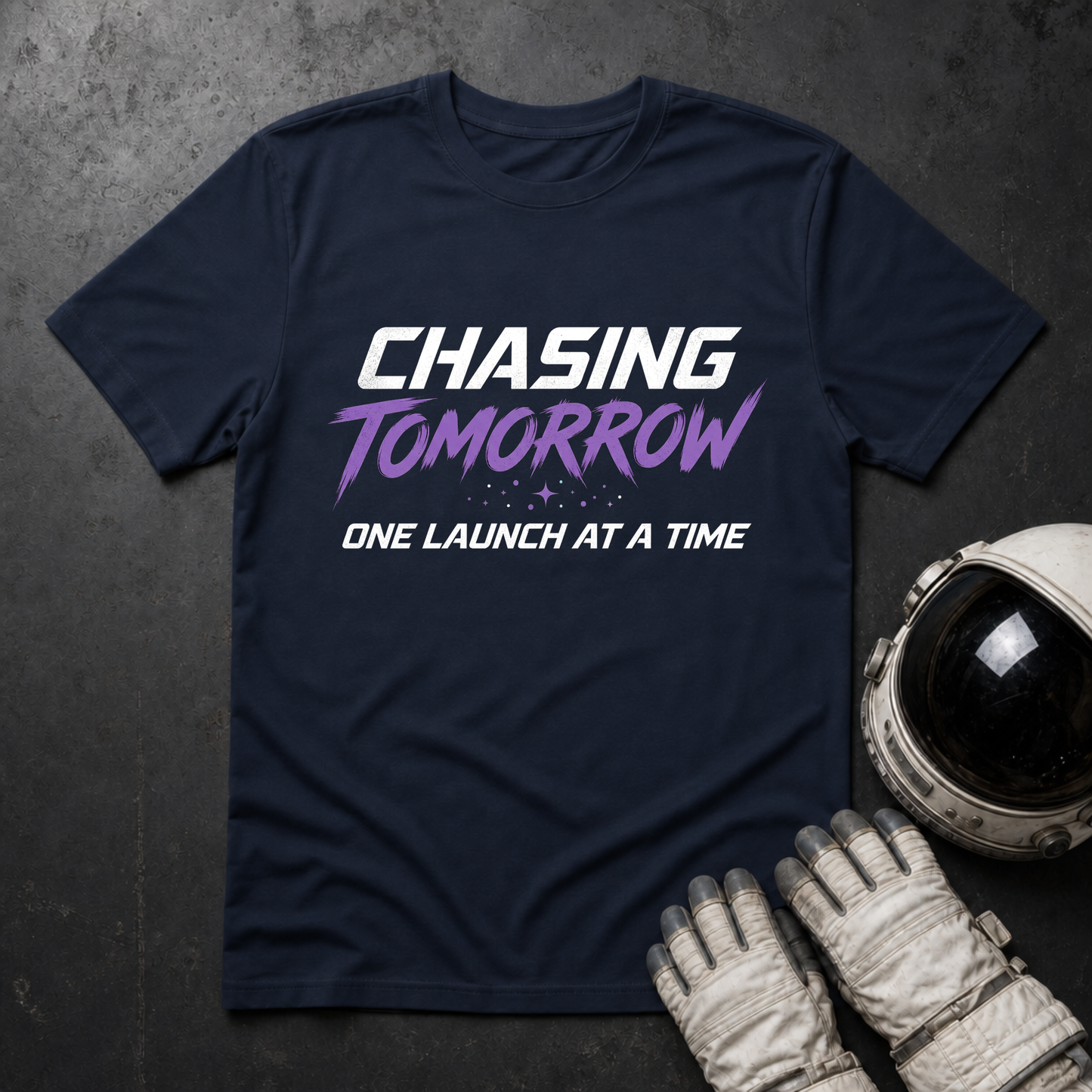 Chasing Tomorrow One Launch At A Time T-Shirt