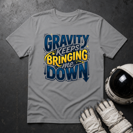 Gravity Keeps Bringing Me Down T-Shirt