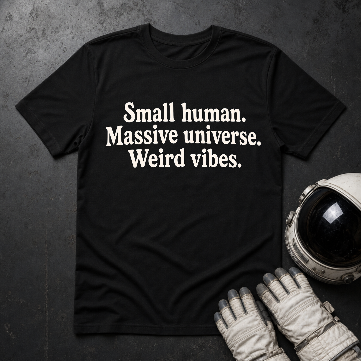 Small Human Massive Universe T-Shirt