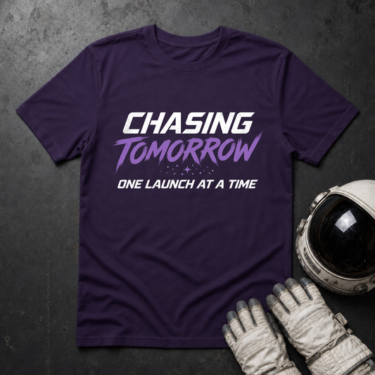 Chasing Tomorrow One Launch At A Time T-Shirt