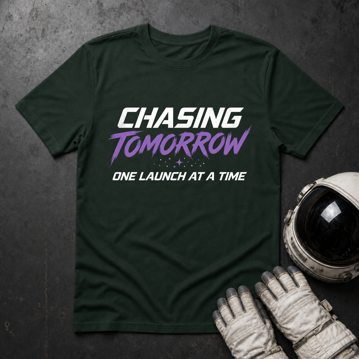 Chasing Tomorrow One Launch At A Time T-Shirt