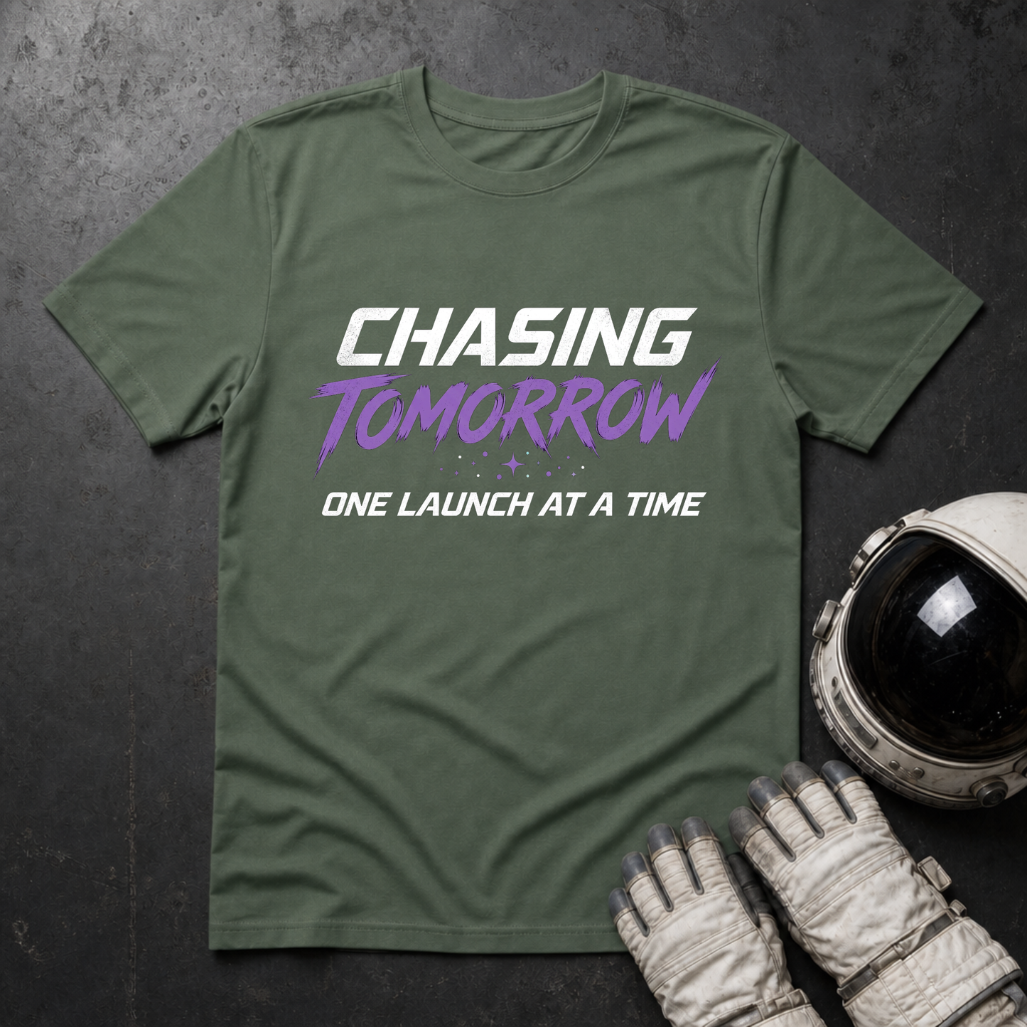 Chasing Tomorrow One Launch At A Time T-Shirt