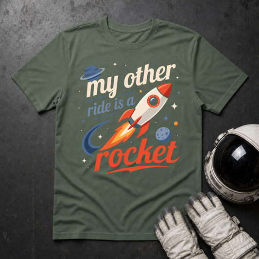 My Other Ride Is A Rocket T-Shirt